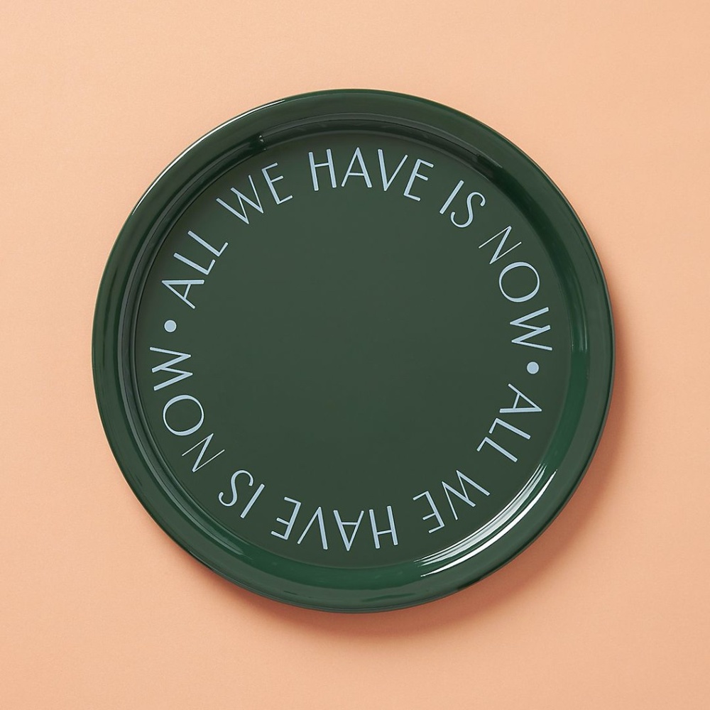 Anthropologie Giving Decorative Tray EUC